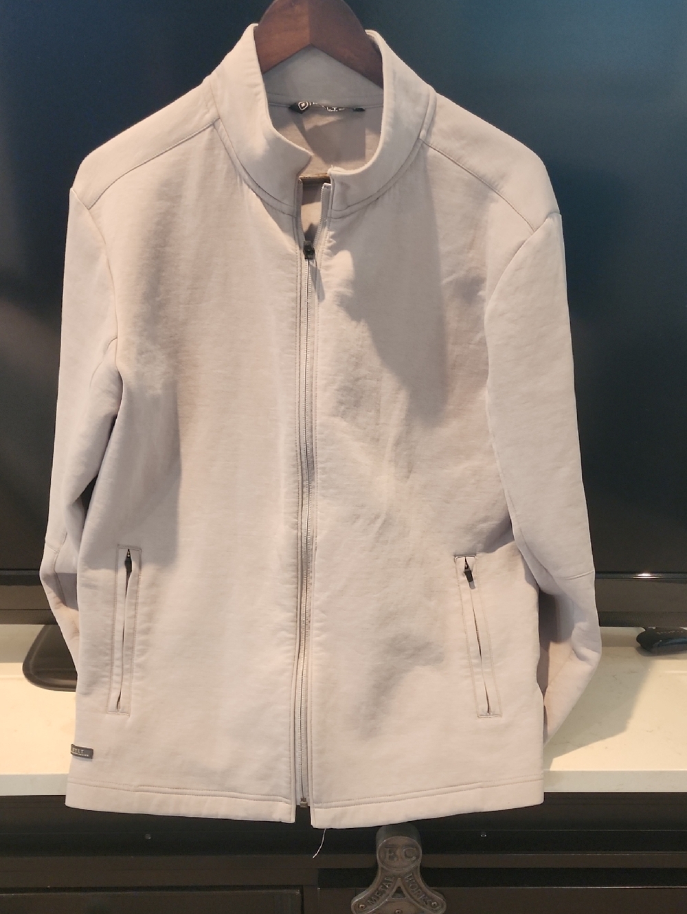 Light Gray ByltZip-Front Jacket